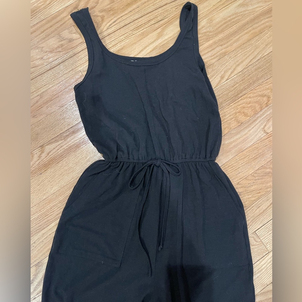 She + Sky Pocket Travelers Jumpsuit Black Size Small - Picture 3 of 7
